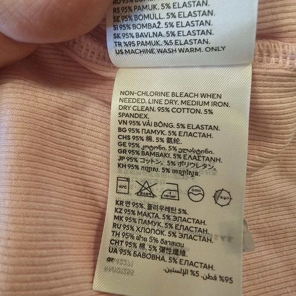 Pink Divided H&M Women's Ribbed Tank Top - Picture 10 of 10